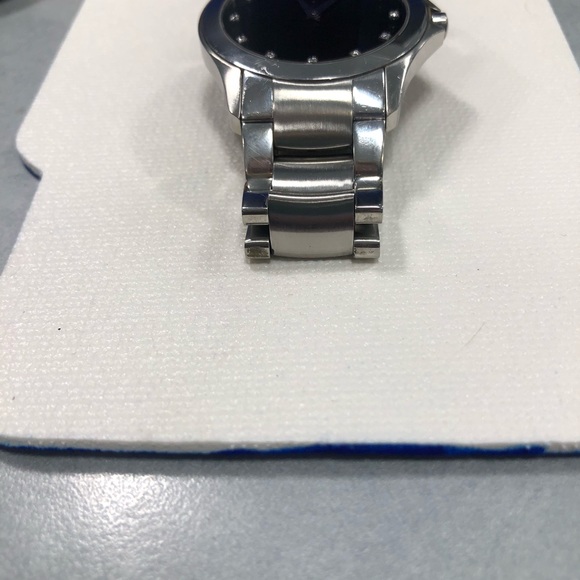 Movado Diamond Black Face Unisex Watch - Picture 3 of 8